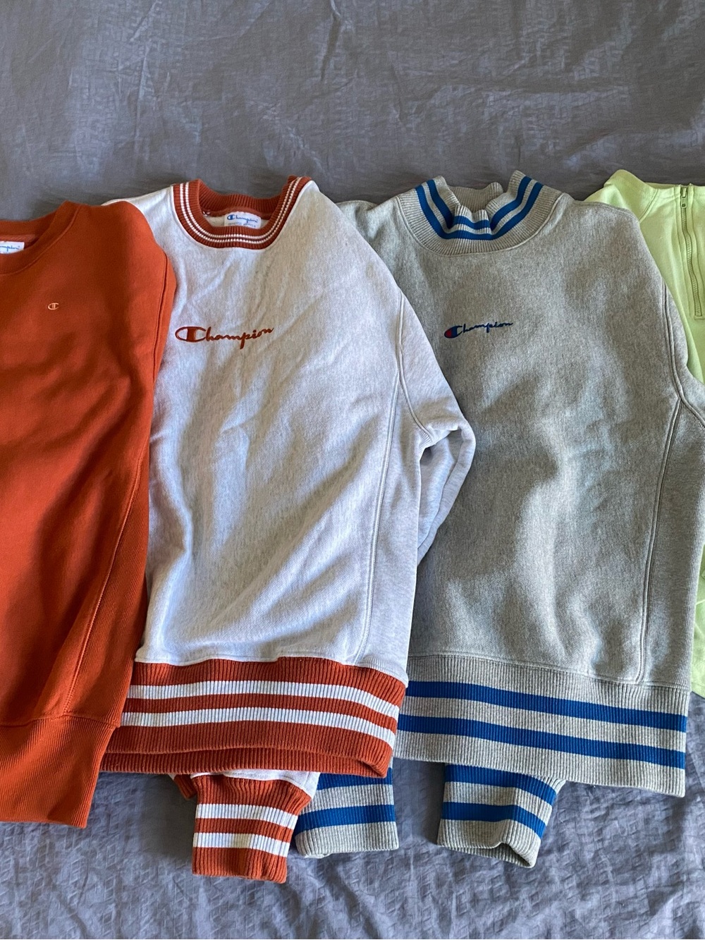 4 Champion reverse weave hoodie bundle